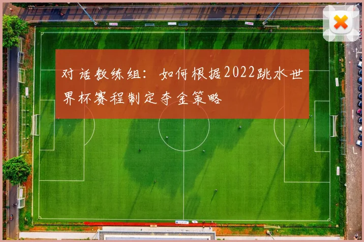 对话教练组：如何根据2022跳水世界杯赛程制定夺金策略